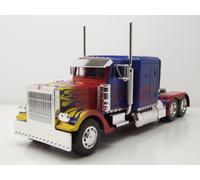 Peterbilt 379 Optimus Prime Transformers 1 Bleu Avec Flamme Modèle 1:3 2 Jada