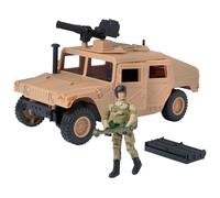 Peterkin World PeACEKEEPERS from Humvee du désert de 26 cm avec Figurines et Accessoires Militaires Échelle 1:18 Figurines et Accessoires À partir de 3 Ans