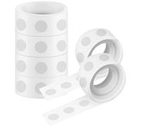 PETERMALLON Lot de 600 points collants à double face, 10 mm transparent adhésif à points amovibles ballon colle point points adhésifs rond sans traces pour photos ballons guirlandes artisanales