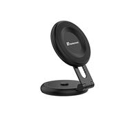 PETERONG Support magnétique de téléphone de voiture pour Tesla Model 3/Y/Mustang Mach-E compatible avec MagSafe, support de téléphone de voiture pliable invisible support adhésif à 360° pour iPhone