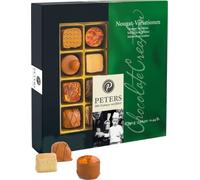 Peters Mit Genuss verführt | Variations de nougat | Sans alcool | Sans alcool | Pralines de qualité | Pralinés | Chocolat | Noisette | Cadeau | Made in Germany | 200g