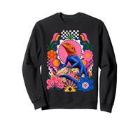 Peter's Rock Agama Lizard Maximalism Reptile Sweatshirt