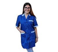 Petersabitidalavoro Chemises de travail pour femme, entreprises, carré, bleu ciel, ouvrier domestique américain - Bleu - XX-Large