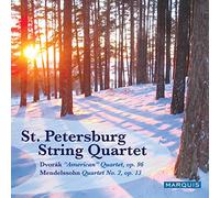 Petersburg String Quartet – Mendelssohn/Dvorak : Quatuors à cordes – Import Marquis