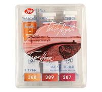 Petersburg White Nights Lot de 3 aquarelles