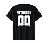 Peterson nomme Back Sports Number Family Team T-Shirt
