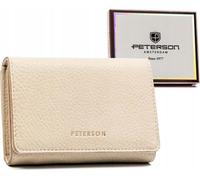 Peterson | Porte-monnaie classique écologique pour femmes, en , beige, 13x9 cm
