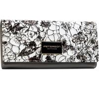 Peterson Portefeuille en cuir pour femmes Atamu Noir Taille unique