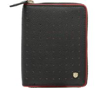Peterson Portefeuille en cuir pour homme Yanki noir-rouge Taille unique