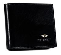 PETERSON | Portefeuille homme | Cuir naturel | Horizontal | Intemporel | Plusieurs compartiments | Pour une plaque d'immatriculation | Qualité supérieure | Technologie RFID, Modèle 2, 12 cm, Classique