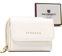 Peterson Portefeuille Oasis en cuir pour femmes Blanc Taille unique