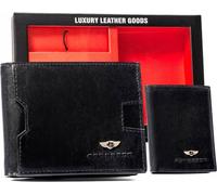 Peterson Samirahe Noir Set de portefeuilles et porte-clés de taille unique