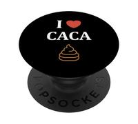 Péteur prout J'aime Le Caca Humour i Love Caca PopSockets PopGrip Adhésif