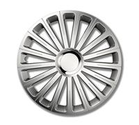 Petex 15'' Pouces Enjoliveurs Jeu Argent RB535115 Cap De Roue Enjoliveur Auto