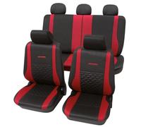 PETEX 26374912 Housses de siège universelles en Polyester Rouge, Couvre Siege Voiture