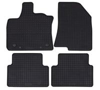 Petex 28711 Tapis de sol Caoutchouc noir Avant et Arrière