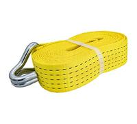 PETEX 43193519 Sangle d'arrimage sans cliquet 1 pièce 7,6 m 50 mm 2500/5000 Dan Double Crochet Pointu Jaune