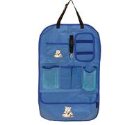 Petex 44150105 Siège arrière org aniser, env. 41 x 64 CM, avec logo, bleu