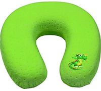 Petex 44490013 Traversin, velours, env. 29 x 28 cm, avec logo, vert