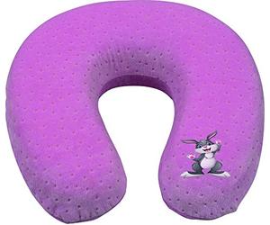 Petex 44490022 Traversin, velours, env. 29 x 28 cm, avec logo, rose