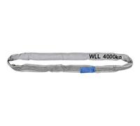 Petex 47204218 Rundschlinge Arbeitslast (WLL)=4 t Grau (47204218)