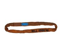 Petex 47206406 Câble de traction WLL 6000 kg, longueur 4 m, la livraison 8 m, marron