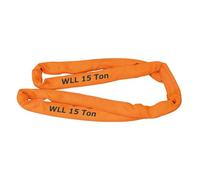 Petex 47215335 Câble de traction WLL 15 000 kg, longueur 3 m, la livraison 6 m, orange