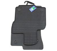 PETEX 64610 Lot de 2 Tapis de Sol Voiture en Caoutchouc Noir