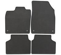 Petex 80110 Tapis de sol Caoutchouc noir Avant et Arrière