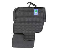 PETEX 84310 Lot de 4 Tapis de Sol en Caoutchouc Noir