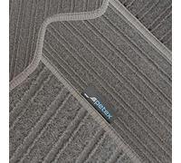 PETEX Jona Tapis de Voiture de qualité supérieure pour l'arrière Argenté, Tapis de Sol et Coffre