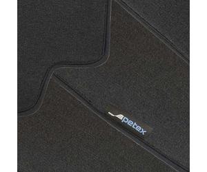 PETEX Lot de 2 Tapis de Sol de Voiture adaptés pour Maxus Deliver 9 Brenner/Electro à partir de 05/2025, Cabine de conducteur, Tapis de Voiture en Velours - Planet Graphite