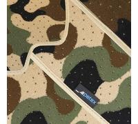 PETEX Lot de 2 Tapis de Sol de Voiture en Velours - pour Maxus Deliver 9 Brenner/Electro à partir de 05/2025 - Cabine de Conduite - Extérieur Olive