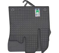 PETEX Lot de 2 Tapis de Sol en Caoutchouc pour Berlingo partir de 09/2018 Avant - Noir