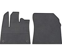 Petex Lot de 2 Tapis de Sol en Caoutchouc pour Combo E Life partir de 09/2018 Avant/Combo E Cargo partir de 11/2018 Noir