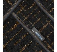 PETEX Lot de 3 Tapis de Sol de Voiture en Velours - pour XPeng G9 (E38-LHD) à partir de 03/2025 - Doré Moderne