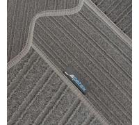 PETEX Lot de 4 Tapis de Sol de Voiture en Velours - pour Leapmotor T03 à partir de 05/2020 - Argenté