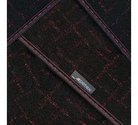 PETEX Modern Tapis de Voiture Caoutchouc de qualité supérieure pour l'avant Rouge 2 pièces