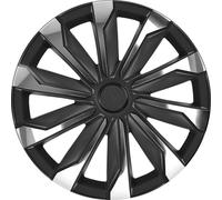 Petex Enjoliveurs 14'' pouces Cap De Roue Jeu Enjoliveur Auto noir/argenté RB563514