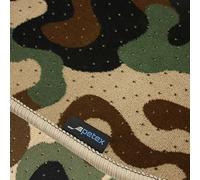 PETEX Tapis de Voiture d'extérieur de qualité supérieure, Tapis pour Voiture, Tapis Auto - Coupe arrière - Olive - 1 pièce