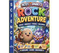 Petey and Sparky's Rock Adventure: A fun Earth Science Stem Activity Book for Curious Explorers Ages 7-10 about Rocks, Minerals, Fossils, Volcanoes, and The Rock Cycle