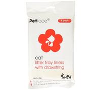 Petface Bac à litière pour chat avec cordon de serrage, 8 grands sacs