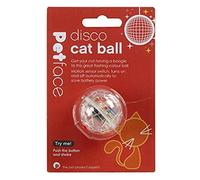 Petface Boule Disco Lumineuse pour Chat, 3,5 cm de diamètre (Lot de 1)