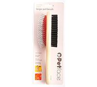 Petface Brosse en bois double face Taille L