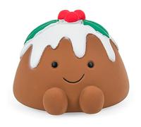 Petface Chrissie Pudding Jouet de Noël en Latex pour Chien avec couineur intégré