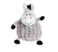 Petface Farmyard Buddies Dumpy Donkey Jouet en Peluche pour Chien Gris