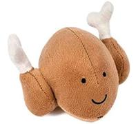 Petface Foodie Faces Jouet en Peluche Poulet rôti pour Chien