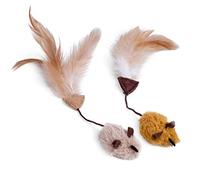 Petface Lot de 2 Jouets en Forme de Souris pour Chat
