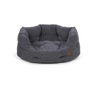 Petface Panier Ovale Haut Gris Ardoise pour Chien, Taille L
