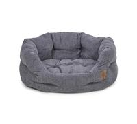 Petface Panier Ovale Haut Gris Ardoise pour Chien, Taille M
